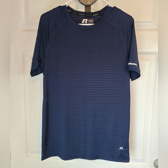 (159) Russell Athletics Training Dry-Power 360 Shirt, Size: Small Color: Blue - Picture 3 of 10